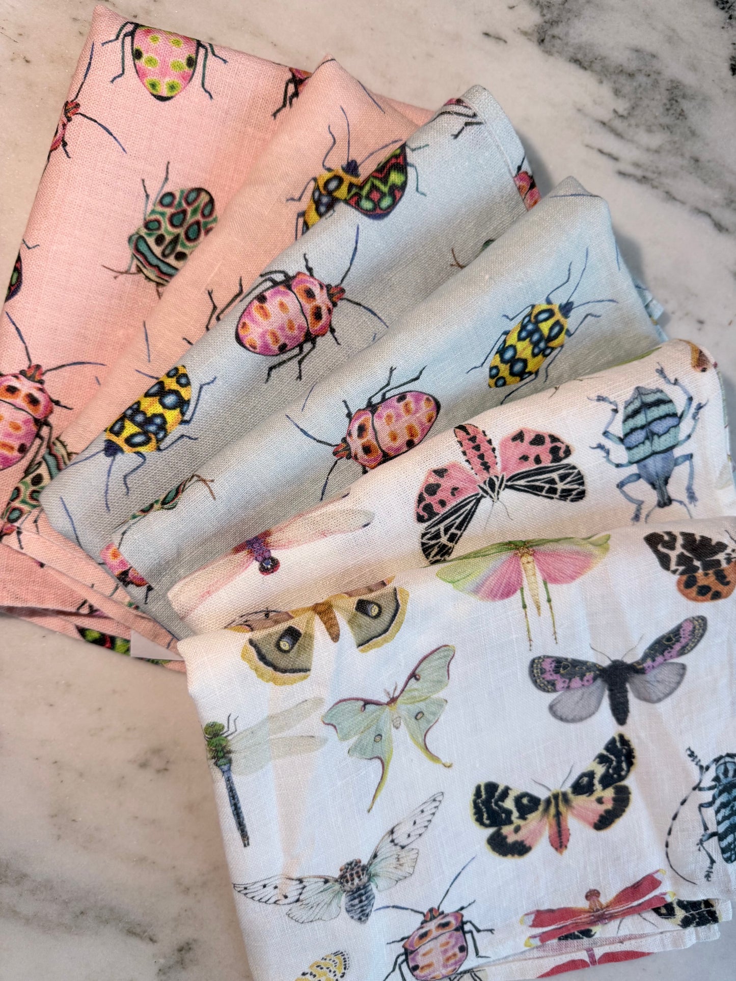Meadow Life Linen Tea Towel