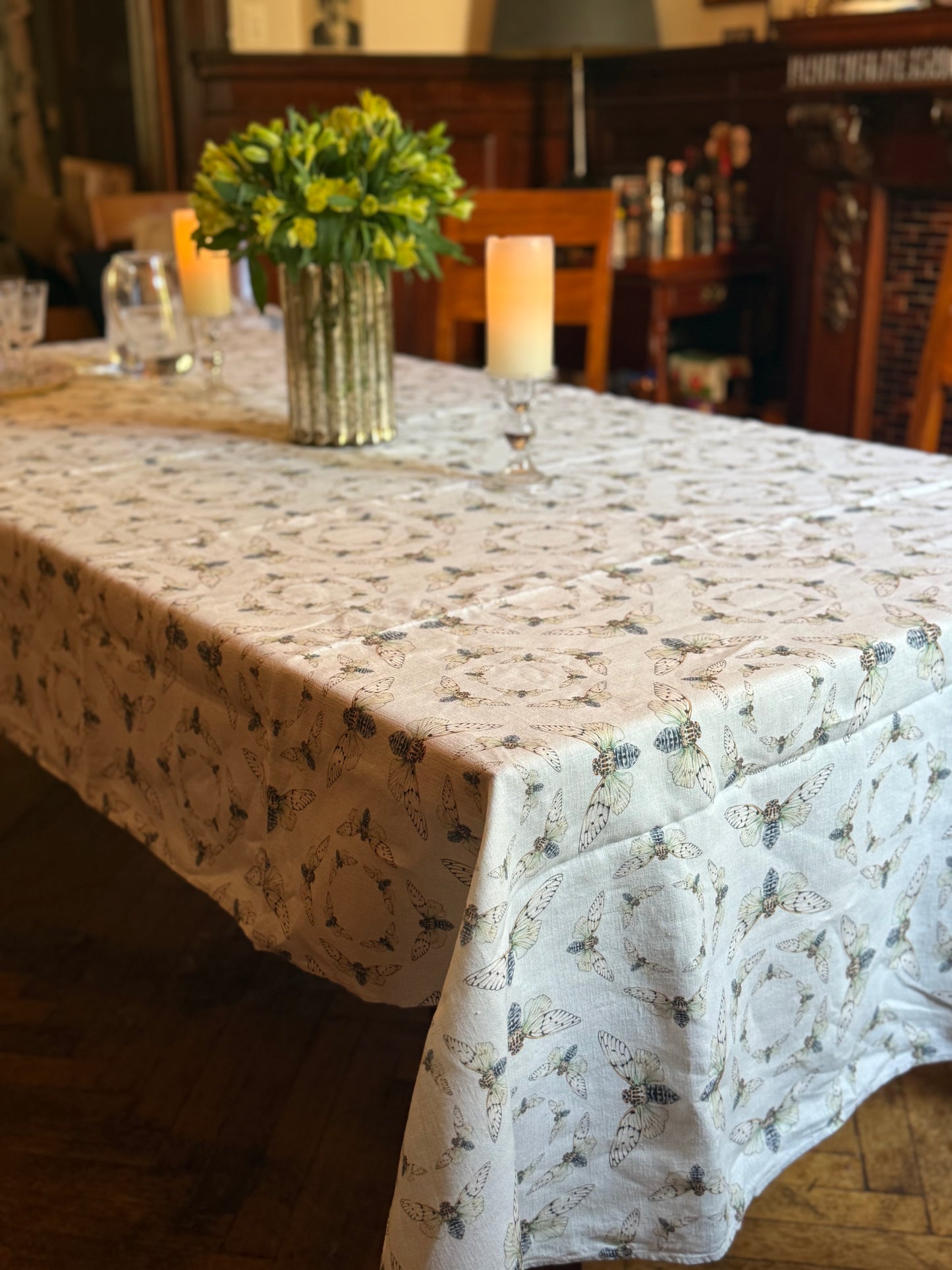 Ghost Cicada Tablecloth