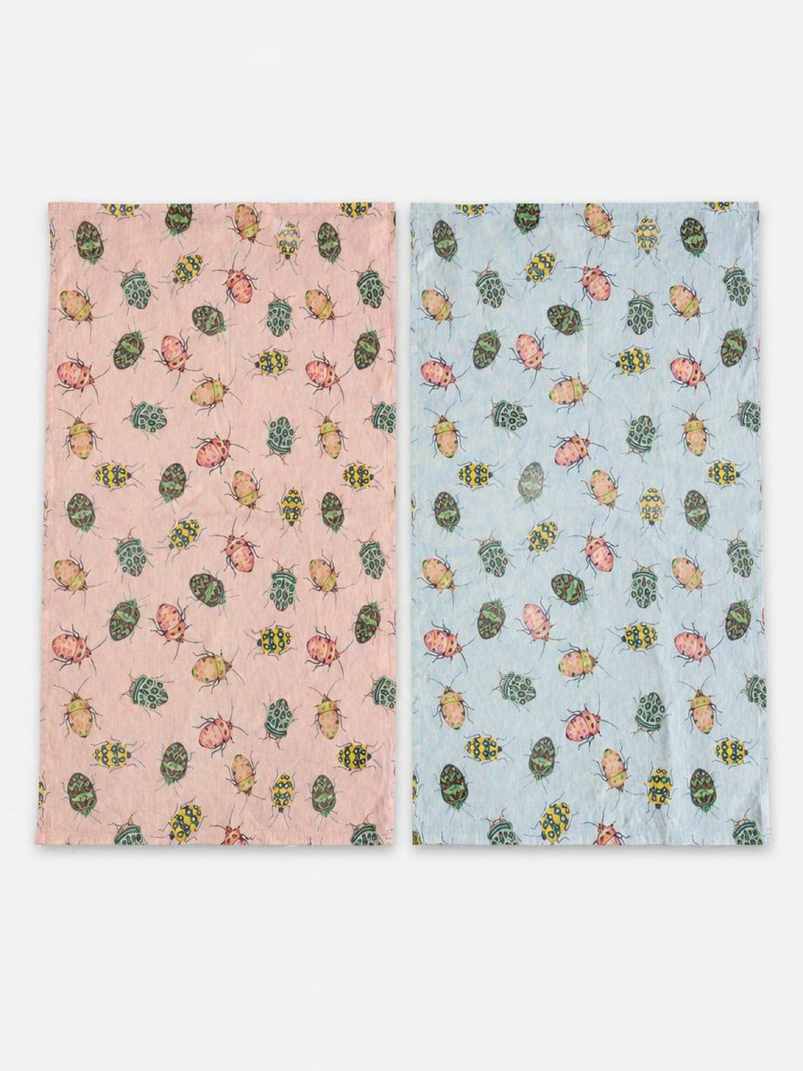 Jewel Beetle Linen Tea Towel