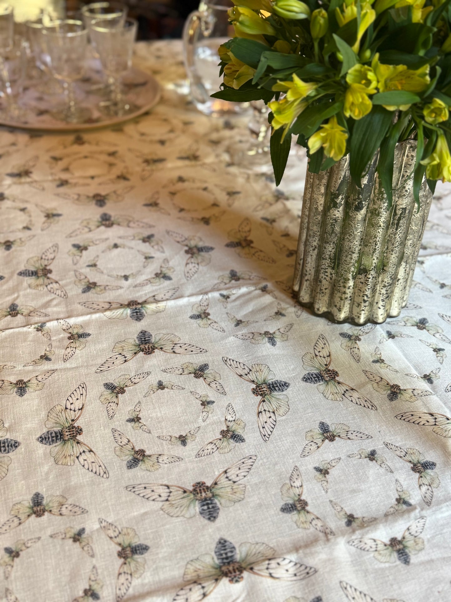 Ghost Cicada Tablecloth