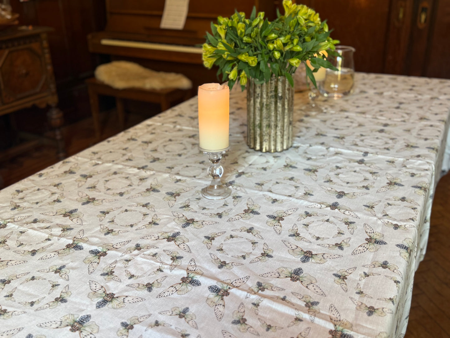 Ghost Cicada Tablecloth