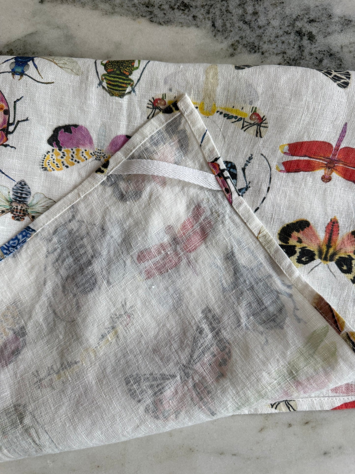 Meadow Life Linen Tea Towel