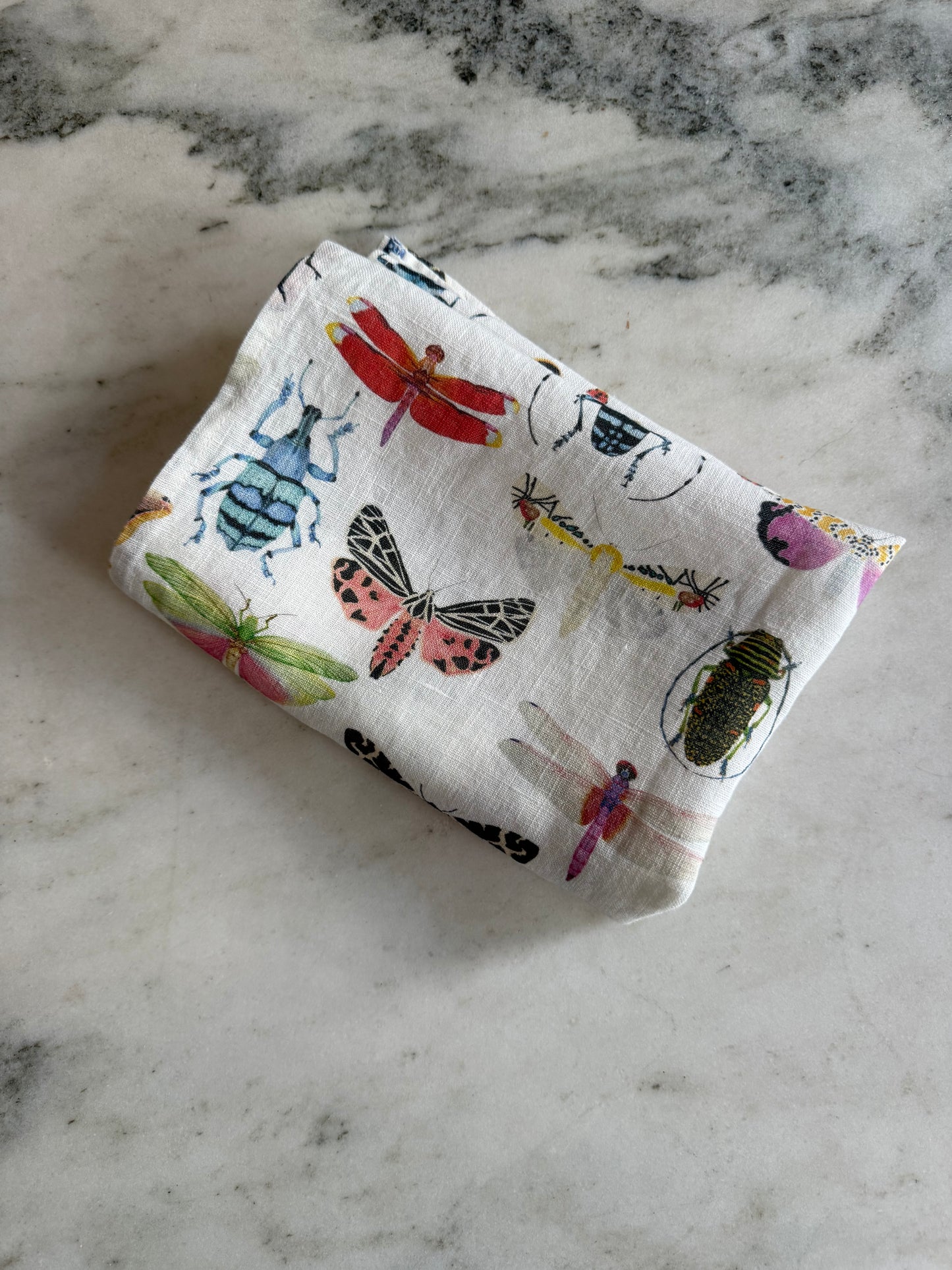 Meadow Life Linen Tea Towel
